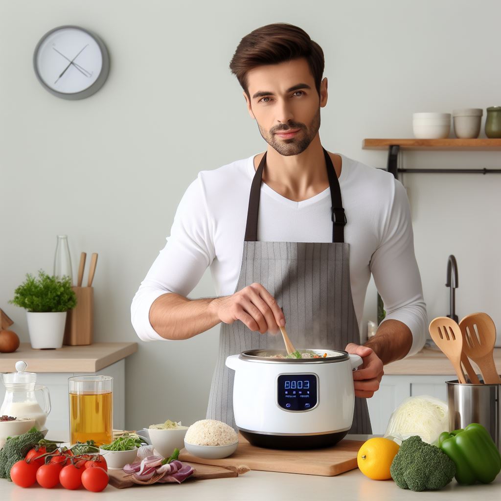 cocinar con Olla eléctrica