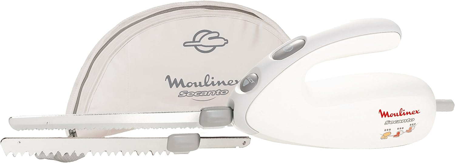cuchillo eléctrico Moulinex blanco