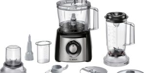 Bosch Hogar Procesador de Alimentos, Acero/Negro