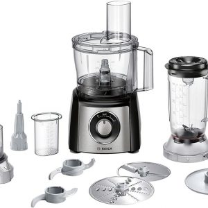 Bosch Hogar Procesador de Alimentos, Acero/Negro