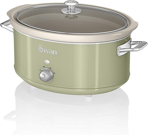 Olla Cocción Lenta 6.5L Swan Retro