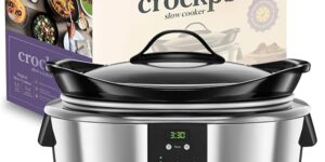 Crockpot Olla de cocción lenta digital 5.7 l