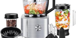 SNDOAS Robot de Cocina- 1100 W Robot Cocina Multifuncion- 3.2 Litros