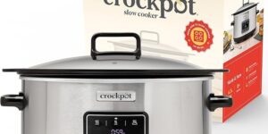 Crockpot Olla digital de cocción lenta Sizzle & Stew