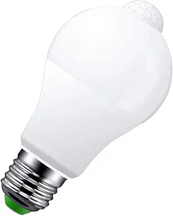 LEDLUX - Lámpara LED E27 con sensor de movimiento