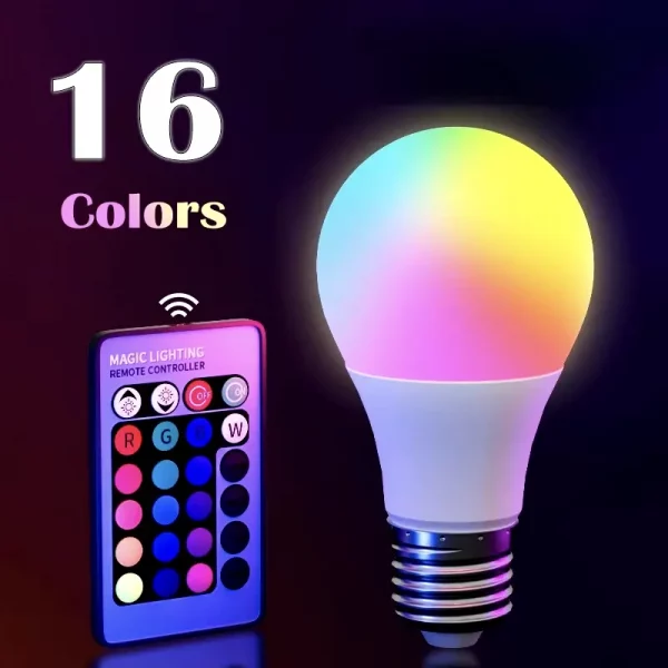 Bombilla LED multicolor E27
