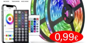 Tira de luces LED USB con Control por aplicación