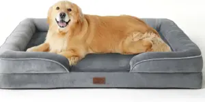 Bedsure Sofá Perro Ortopédica Grande - Cama Perro