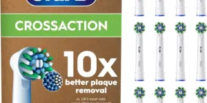 Oral-B Pro CrossAction Recambios para Cepillo de Dientes Eléctrico, Pack de 12 Cabezales