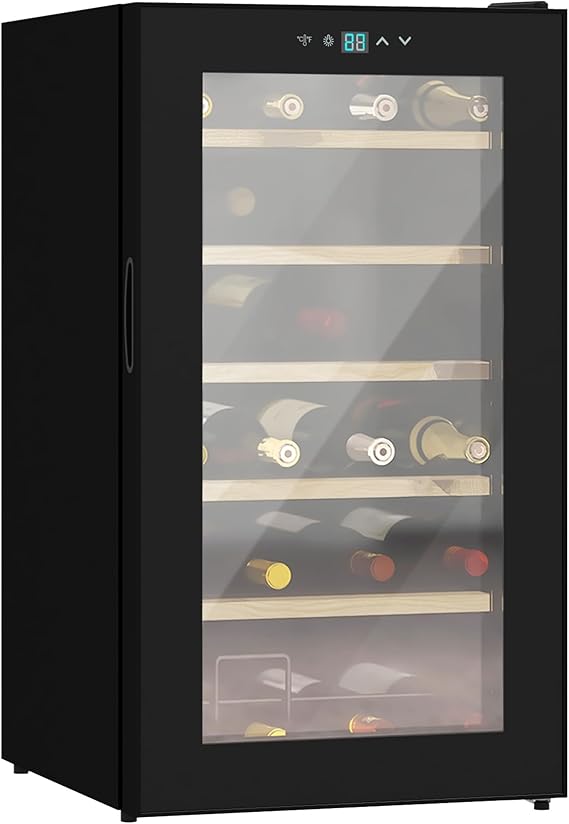 HOMCOM Nevera Vinos 24 Botellas