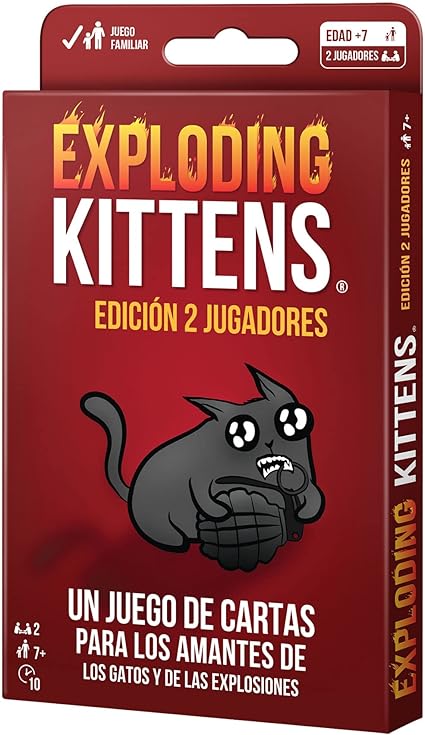 Exploding Kittens Edición 2 Jugadores