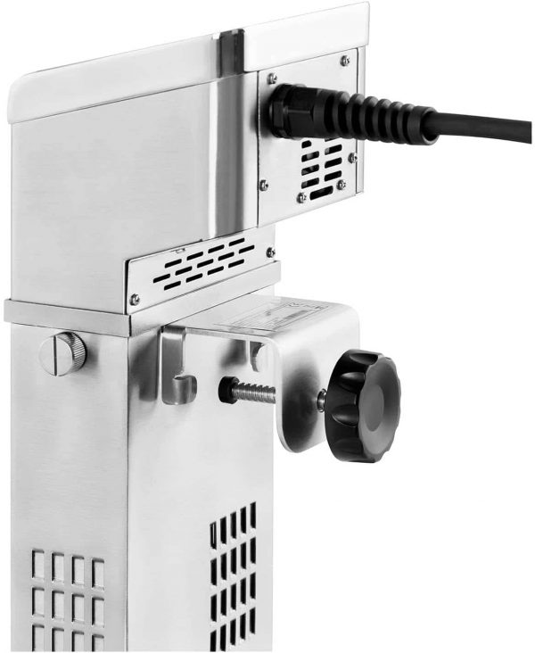 Royal Catering Circulador De Inmersión Sous Vide Al Vacío Cocedor Portátil RCVG-43 (Potencia: 2.300 W, Temperatura: 5-99 °C, Hasta 80 L)