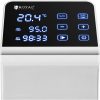 Royal Catering Circulador De Inmersión Sous Vide Al Vacío Cocedor Portátil RCVG-43 (Potencia: 2.300 W, Temperatura: 5-99 °C, Hasta 80 L)