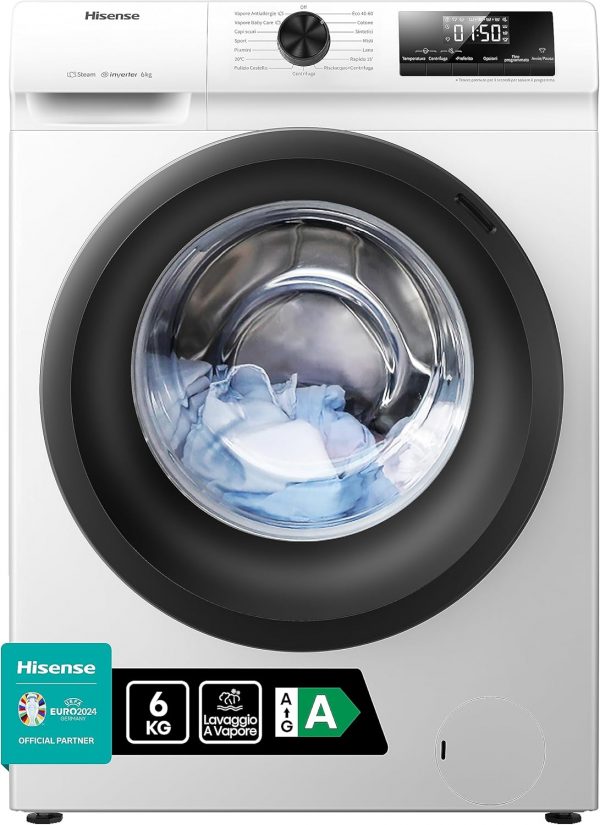 Hisense Lavadora Slim carga frontal