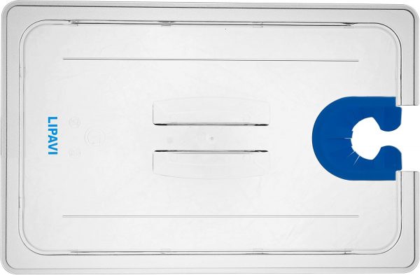 LIPAVI modelo C15L-UNIR Tapa Sous Vide para contenedor C15 - Policarbonato Transparente
