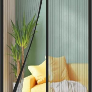 Mosquitera magnética para puerta de