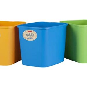 Curver Juego 3 cubos de basura