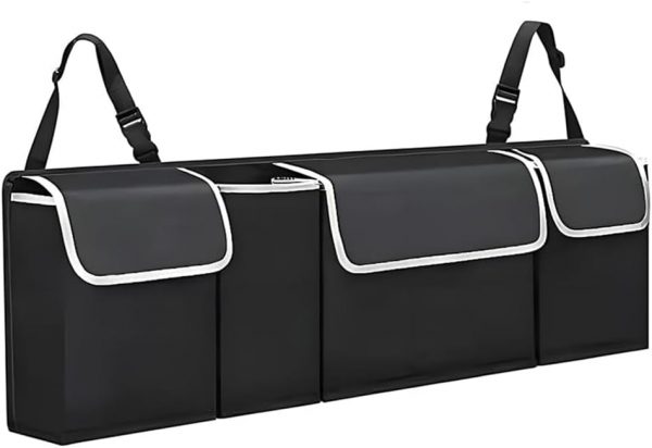 Organizador de maletero de coche, bolsa de almacenamiento para coche, bolsa para maletero de coche, organizador de maletero, bolsa para maletero con velcro, bolsas plegables