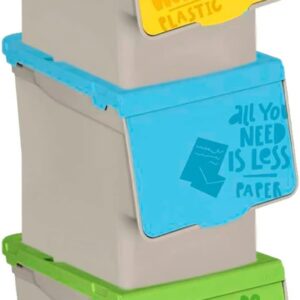 Contenedores de reciclaje pack 3 Contenedores de reciclaje pack 3