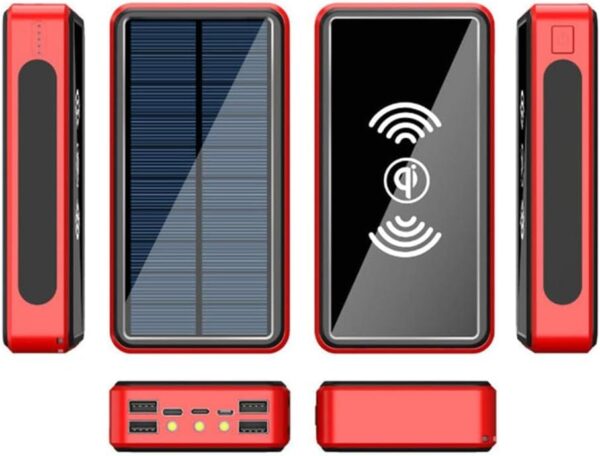 RUSTOO Solar Power Bank 100000mAh Banco...