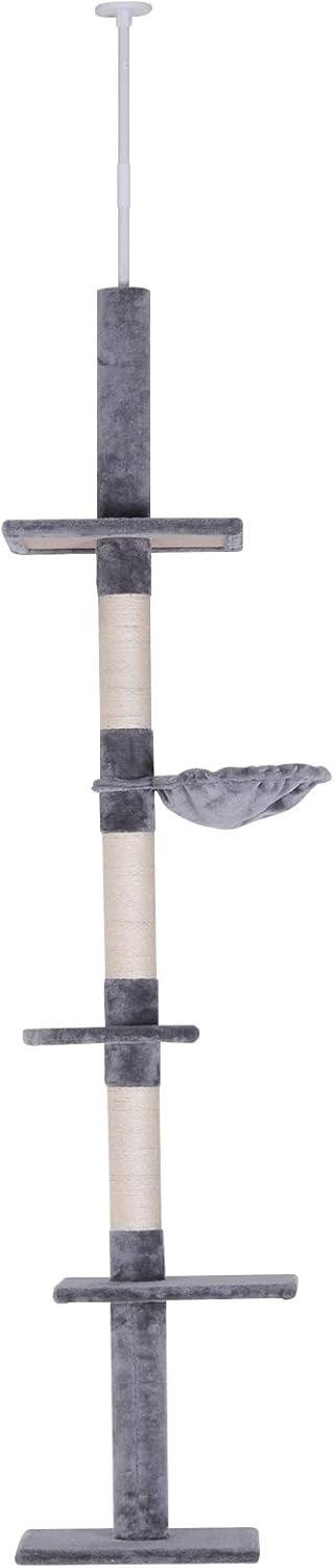 PawHut Árbol para Gatos de Suelo al...