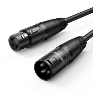 UGREEN Cable XLR Canon DMX Balanceado Microfono Macho a Hemb