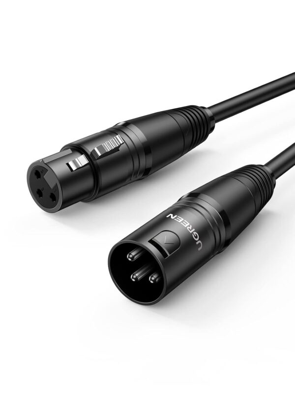 UGREEN Cable XLR Canon DMX Balanceado Microfono Macho a Hemb...