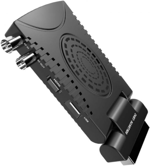 Aiwa TDT HD T2 Scart Euroconector DVB-T con USB HD Grabación DVT- SCART500
