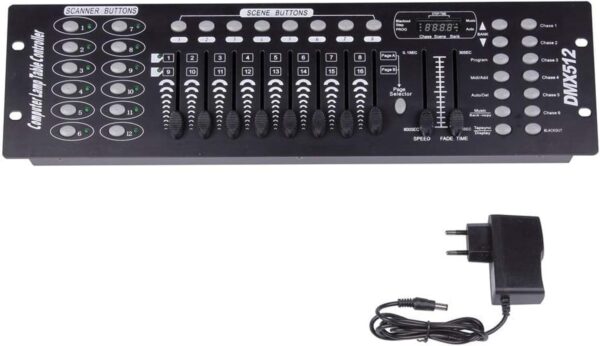Uking 192 canales DMX512 controlador Consola 240 escenas de ...