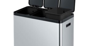 Cubo basura reciclaje 3 módulos Eko