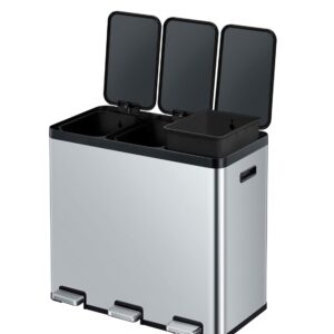 Cubo basura reciclaje 3 módulos Eko Cubo basura reciclaje 3 módulos Eko