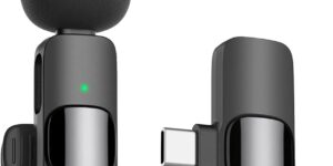 USB C Microfono Inalambrico Solapa para Android. Mini Microf