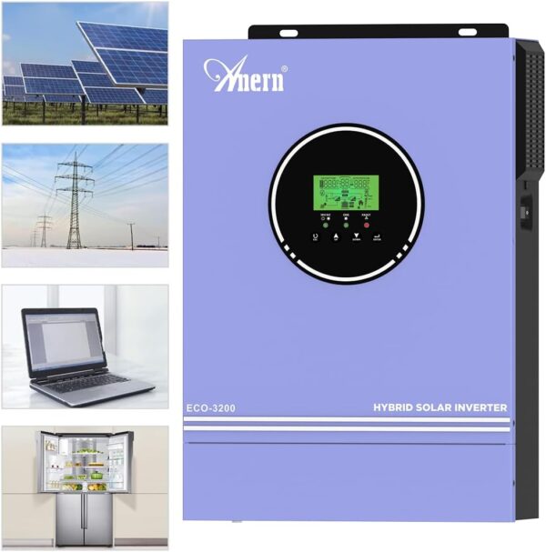 Anern 3000W Inversor Solar Híbrido 24V