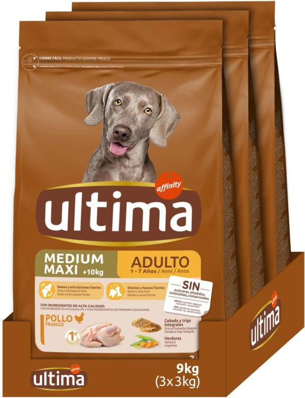 Ultima Medium-Maxi Adult Pollo, Comida...
