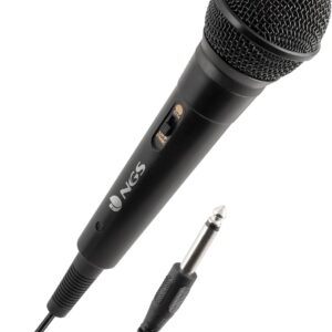 NGS Singer Fire - Micrófono Vocal Dinámico. Micrófono con Ca