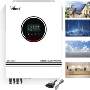 Anern Inversor Solar Híbrido 10,2KW DC... Anern Inversor Solar Híbrido 10.2KW DC