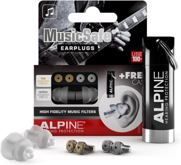 Alpine MusicSafe Tapones para los oídos para músicos - Mejor...