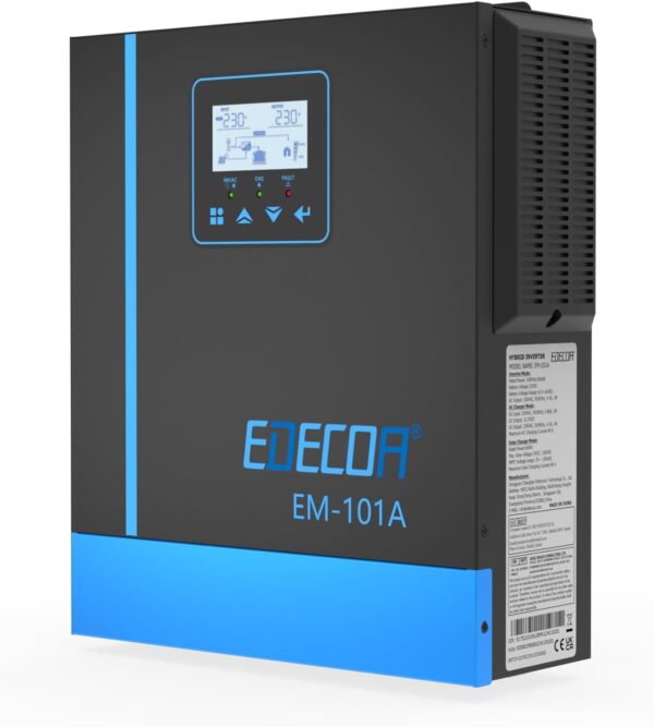 EDECOA Inversor híbrido 12v 1000w 220v...