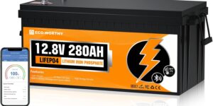 ECO-WORTHY Bateria Litio 12V 280Ah