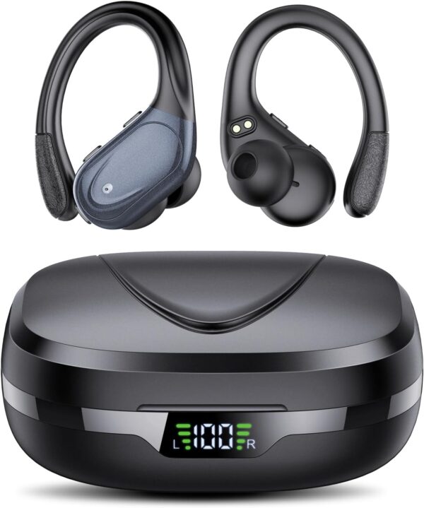 Auriculares Inalambricos, Auriculares Bluetooth 5.3 Deportiv...