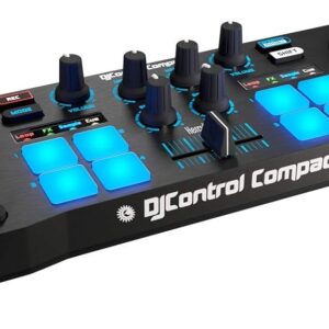 Hercules - DJCONTROL COMPACT - Controlador DJ - PC / Mac - T