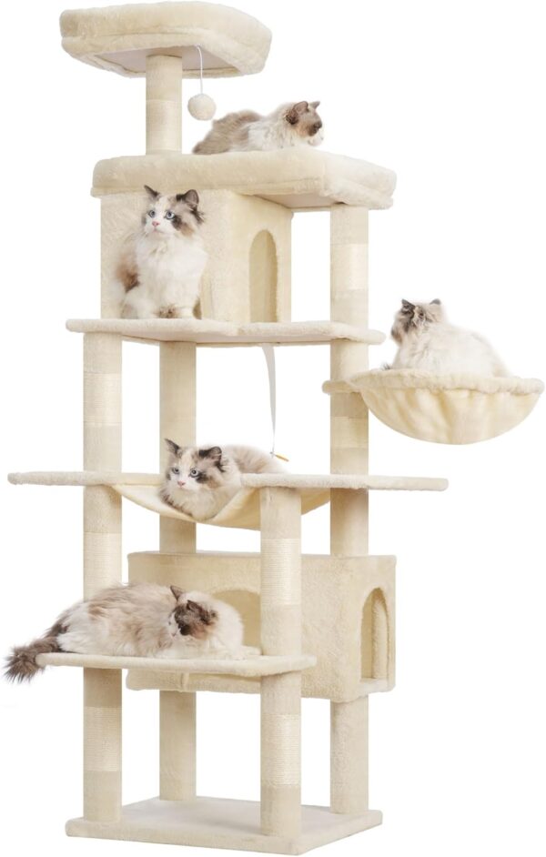 Heybly Árbol para Gatos Alto, 178 cm...