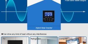 Inversor híbrido solar de 3200 W CC 24