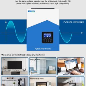 Inversor híbrido solar de 3200 W CC 24