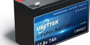 UBETTER 12V 7AH Batería de Litio con 7A
