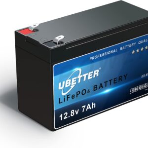UBETTER 12V 7AH Batería de Litio con 7A... UBETTER 12V 7AH Batería de Litio con 7A