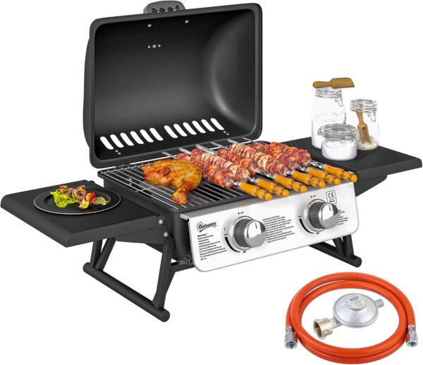 Outsunny Barbacoa de Gas con 2