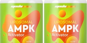 Cápsulas Liposomales Activador AMPK 2000 mg (2 Paquetes), Fórmula 6 en 1 con Berberina HCL, Quercetina Dihidratada y Resveratrol, para Soporte Antioxidante y Regulación Celular, Sin Soja, Sin Gluten