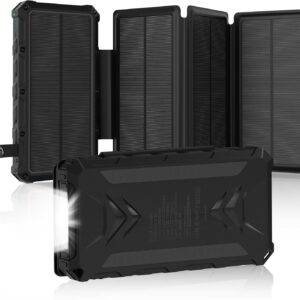 Banco de energía solar de 20000 mAh.