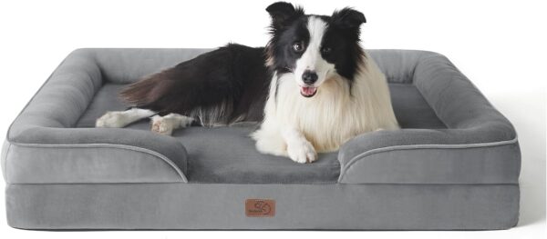 Bedsure Sofá Perro Ortopédica Grande -...